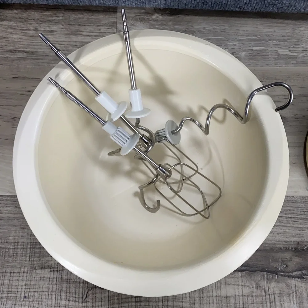Krups 3Mix 8008‎ Combi Model F506 F507 White Hand Mixer Stand Attachments TESTED
